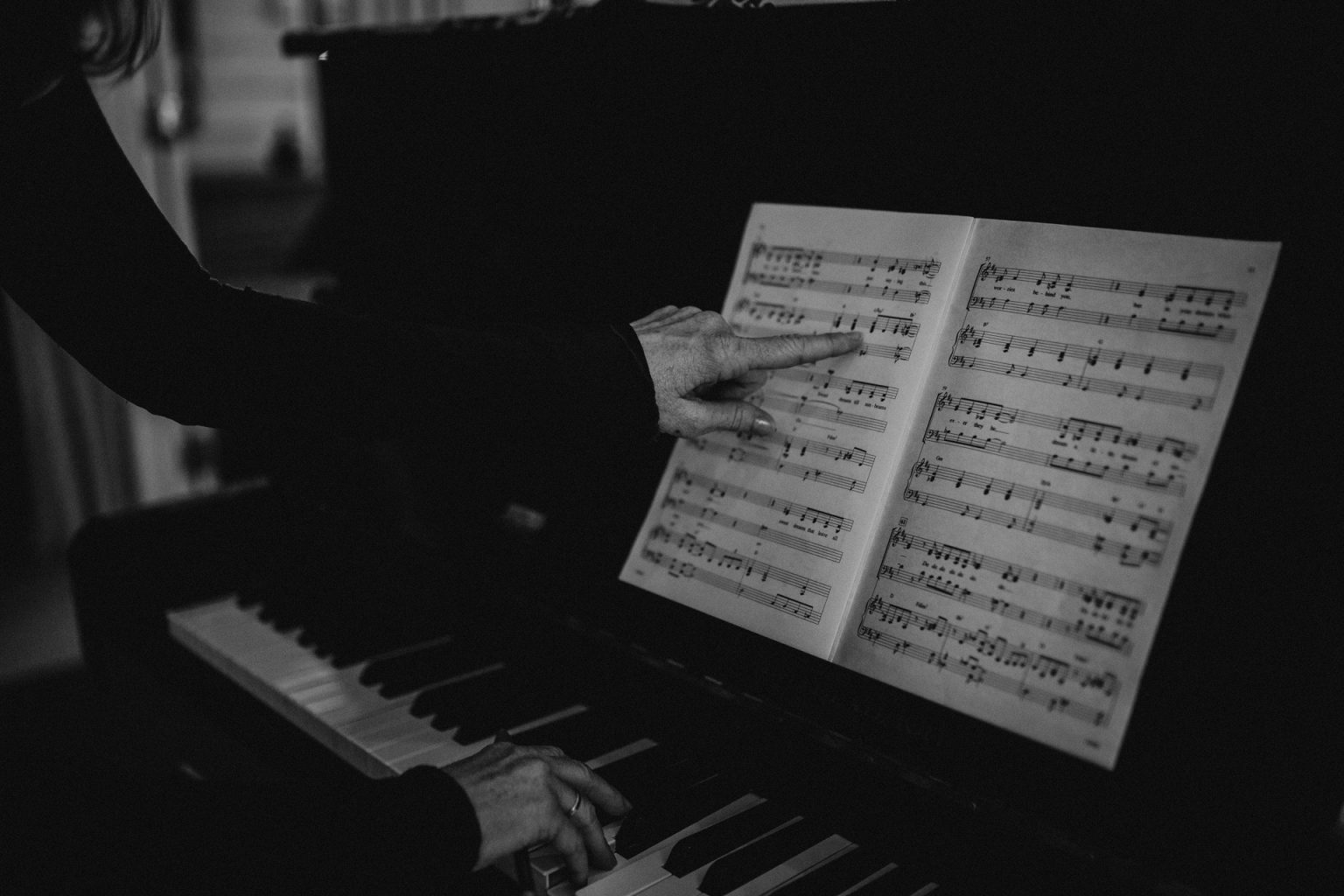 piano in brisbane music studio sheet music